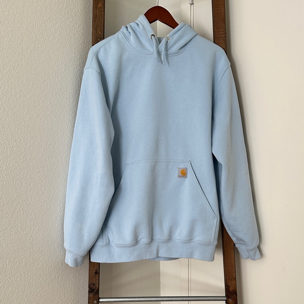 Carhartt Men's Light Blue Hoodie